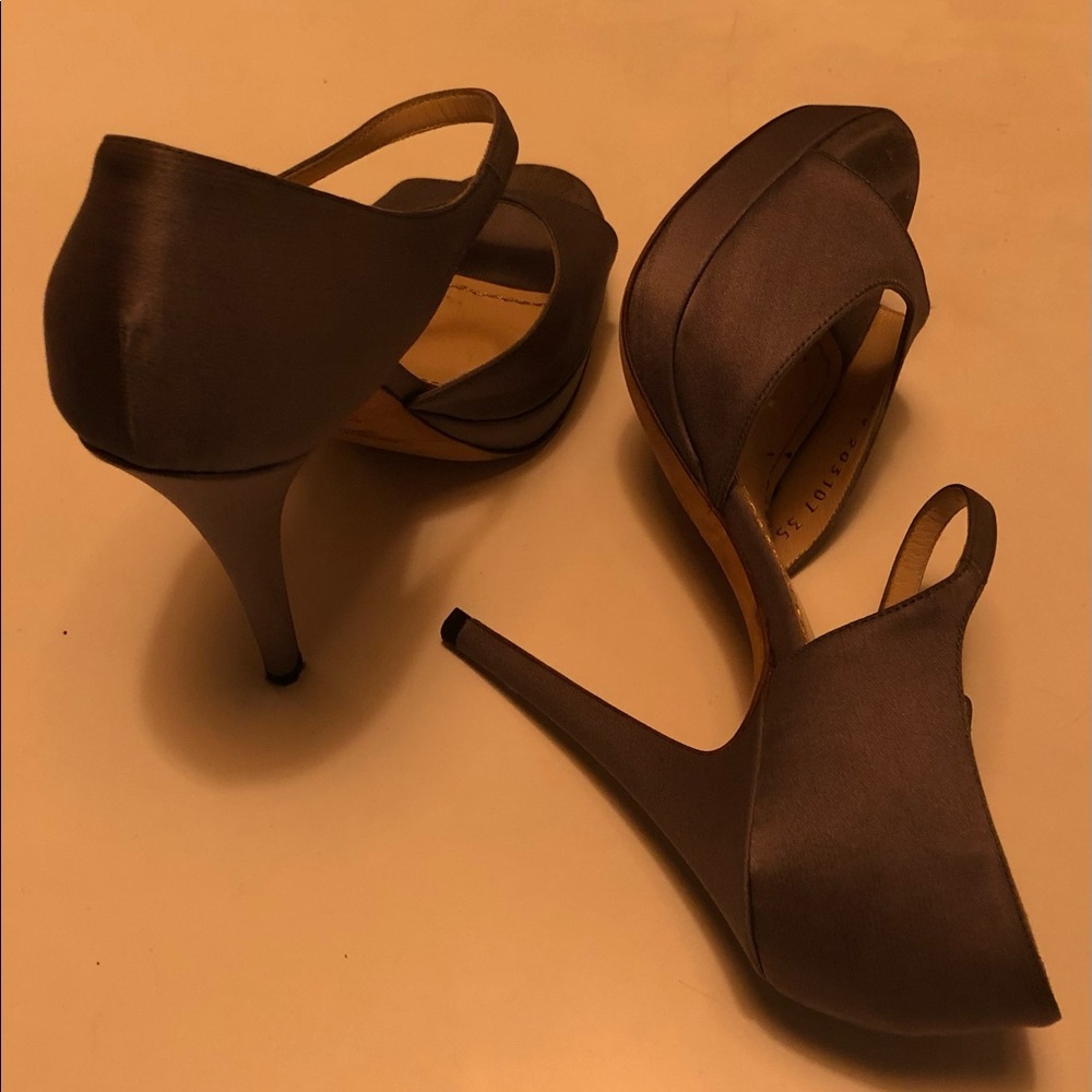 Saint Laurent gray platform heels size 5 - Picture 4 of 4